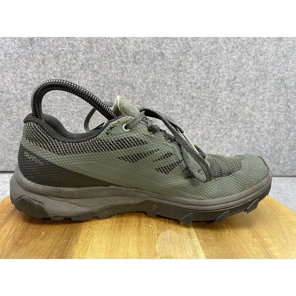 Salomon‎ Outline Low Gore-Tex Hiking Shoes Muted Green Men's US 7.5